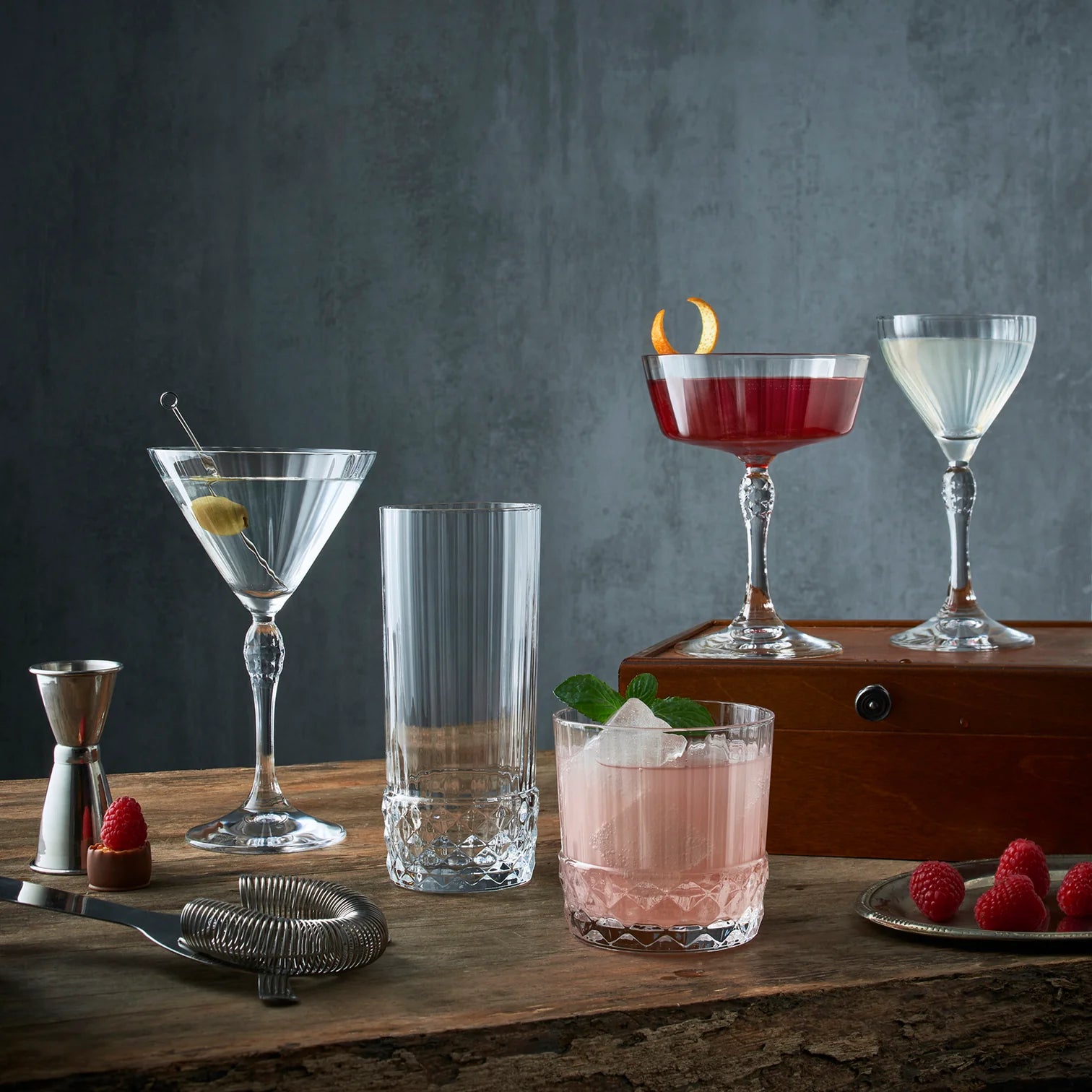 Bormioli Rocco America '20s 14cl Nick & Nora Glasses (Set of 6)